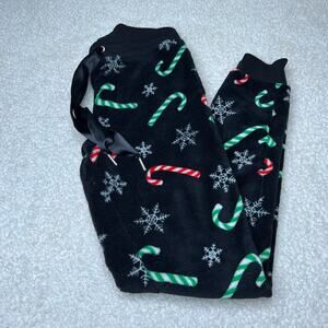 Holiday Candy Cane Soft Sleep Pants Small